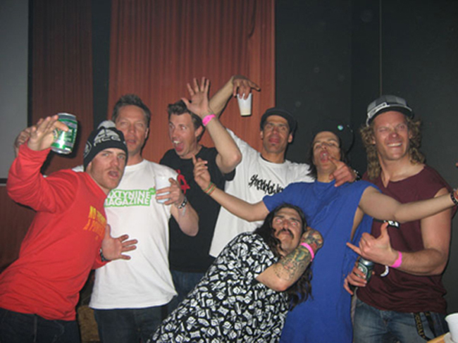 Shred Down 08 partying